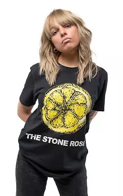 Buy The Stone Roses T Shirt Lemon Band Logo New Official Unisex Black • 10.95£