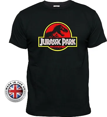 Buy Classic Jurassic Park Rexy Black T Shirt,  Unisex, Ladies Fitted, Kids Tshirt • 14.99£