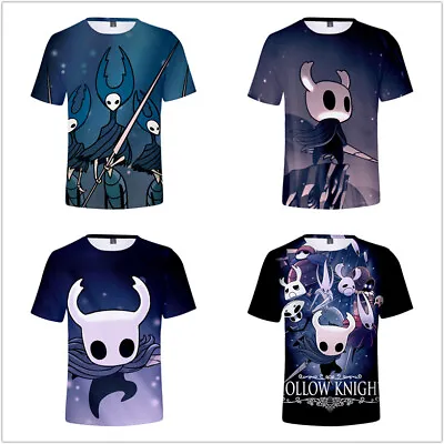 Buy Hollow Knight 3D Digital Printed T Shirt Breathable Top Short Sleeved Summer Tee • 15.23£