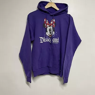 Buy Disneyland Resort Hoodie Womens Small Purple Minnie Mouse Disney Long Sleeve • 10£