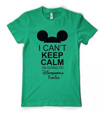 Buy I Can't Keep Calm I'm Going Disneyworld Florida Mouse Adult And Kids T Shirt • 18.49£