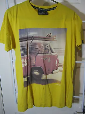 Buy Chunk Clothing Star Wars Chewbacca In Campervan Print T-Shirt Yellow Size Small • 9.99£