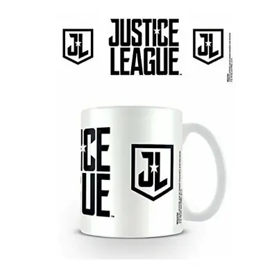 Buy Justice League Movie - Logo Stencil Mug - OFFICIAL MERCH GIFT IDEA NEW UK STOCK • 9.99£