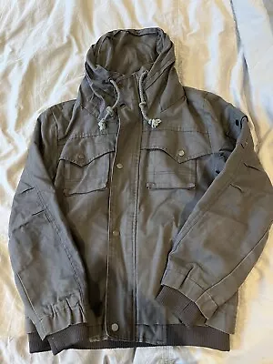 Buy Yes Style Korean Bomber Jacket Small Grey • 25£