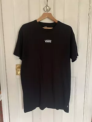 Buy Unisex Vans Black Long T-Shirt - Medium • 7£