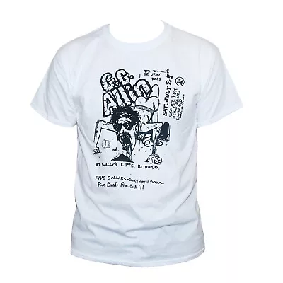 Buy GG Allin Hardcore Punk Rock T Shirt Unisex Short Sleeve S-2XL • 13.05£