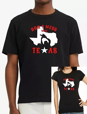 Buy DON'T MESS WITH TEXAS ...Chainsaw Massacre T-Shirt. Unisex Or Women's Fitted Tee • 12.99£