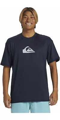 Buy Quiksilver Mens Everyday Surf UV50 Short Sleeve Surf T-Shirt - Dark Navy • 31.96£