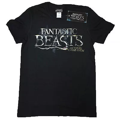 Buy Fantastic Beasts OFFICIAL T-Shirt Where To Find Them Logo Harry Potter • 11.95£
