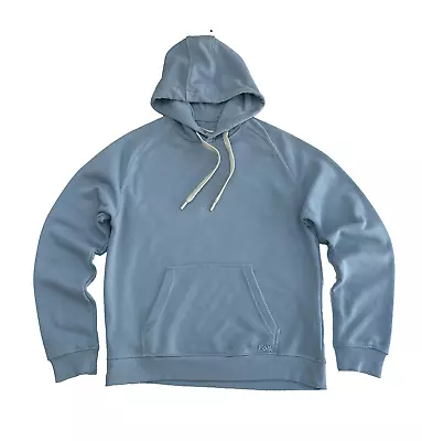 Buy FOLK Men's LUTHER Hoodie Raglan Cotton Fleece Hooded Sweatshirt M Dusty Blue • 24.99£
