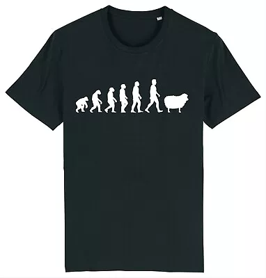 Buy Evolution Of A Sheep Farmer Shepherd Man T-Shirt • 9.95£