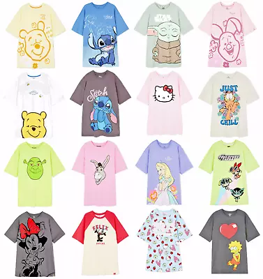 Buy Ladies Character Nightshirt 22/24 Oversized T-Shirt Nightie Pyjamas Primark • 20.95£