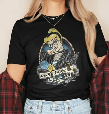 Buy Curfew Sucks, Goth Princess, Cinderella T-Shirt T Shirt Unisex Kids - 31200 • 12.99£
