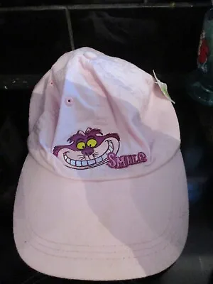 Buy Disney Store Cheshire Cat Smile Pink Embroidered Cap One Size Rare Brand New • 19.99£