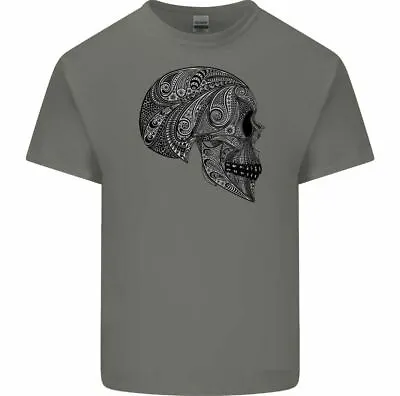 Buy Mandala Skull T-Shirt Motorbike Motorcycle Biker Evil Grim Reaper Demon Decorati • 9.50£