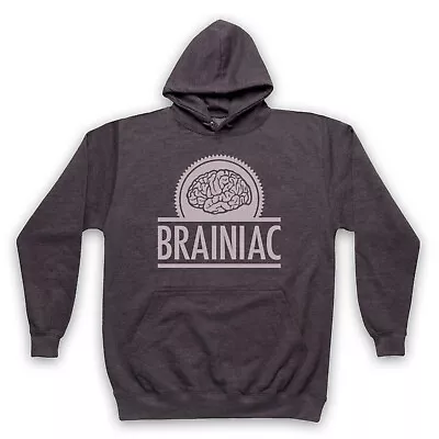 Buy Brainiac Hipster Retro Slogan Smart Intelligent Cool Unisex Adults Hoodie • 27.99£