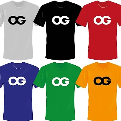 Buy OG T-Shirt - Original Gangster Internet Swag Hip Hop Text Dope Ice T Tee Top • 9.99£