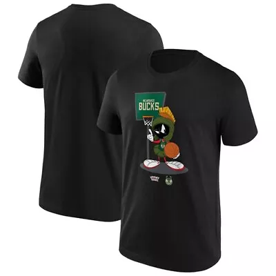 Buy Milwaukee Bucks Looney Tunes Marvin The Martian Graphic T-Shirt- Mens • 20.19£