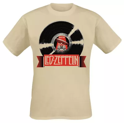 Buy Sand Led Zeppelin Vinyl Record Jimmy Page Official Tee T-Shirt Mens Unisex • 16.36£