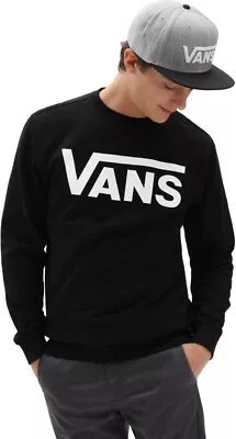 Buy Vans Herren Sweatshirt Mn Vans Classic Crew Ii Black/White • 68.06£