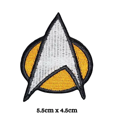 Buy STAR TREK The Next Generation Crew Comm Badge Iron On Embroidered Patch • 2.79£