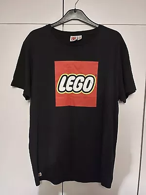 Buy Lego XL Men’s T-shirt With Lego Logo  Black With Classic Red Logo • 8£