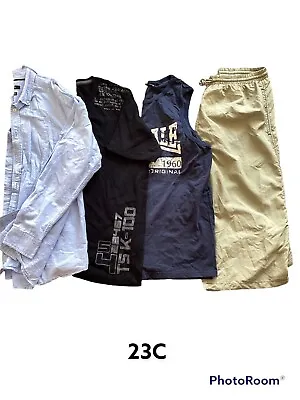 Buy Mens Clothes Bundle Size Medium Tops Shirt Shorts Easy Lonsdale Peacocks • 7.50£