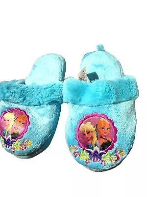 Buy Disney Store Frozen Elsa Anna Warm Shoes Indoor Slippers Kids UK 7/8 EU 24/26 • 23£