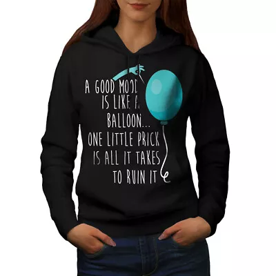 Buy Wellcoda Good Balloon Ruin Womens Hoodie, Funny Casual Hooded Sweatshirt • 28.99£
