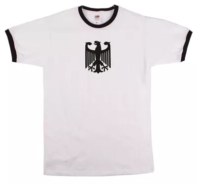 Buy German Army Eagle Bundeswehr Ringer T-shirt - Military, Various Colours, S-XXL • 18.99£