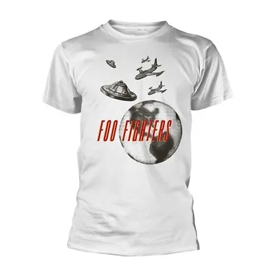 Buy FOO FIGHTERS UFO White T-Shirt Large (New) (TS0291) • 15.99£