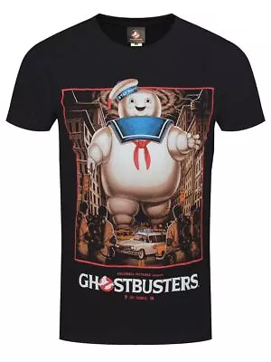 Buy Ghostbusters T-shirt Stay Puft Men's Black • 14.99£