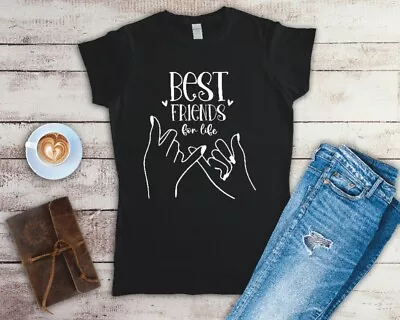 Buy Best Friends For Life Ladies Fitted T Shirt Sizes Small-2XL • 12.49£