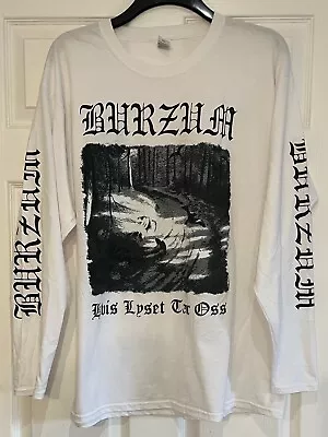 Buy 1Burzum Hvis Lyset Tar Oss Long Sleeve T Shirt XL Black Metal • 22.99£
