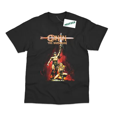 Buy Retro Movie Poster Inspired By Conan The Barbarian DTG Printed T-Shirt • 15.95£