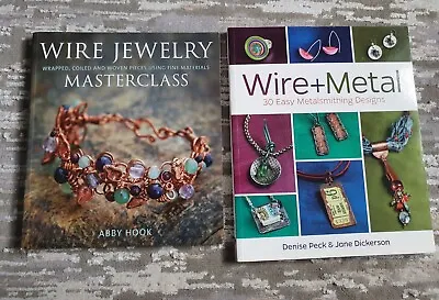 Buy Wire Jewellery Master Class & Wire + Metal Jewellery Making Books Abbey Hook • 15£