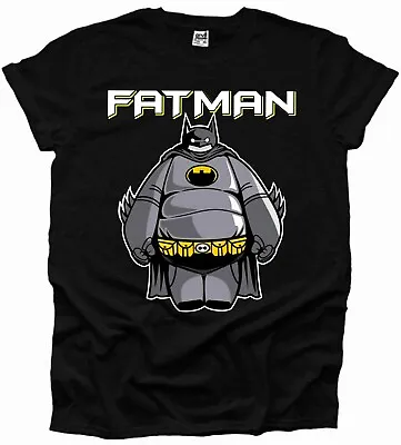 Buy Fatman Printed Men Tshirt LICENSED ART Parody Funny Superhero Woman Unisex UK • 10.99£
