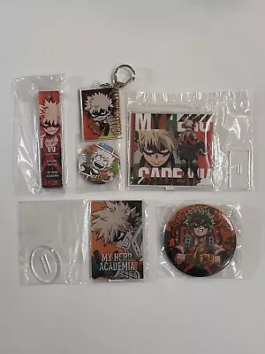 Buy Bakugo Katsuki My Hero Academia Merch Bundle Large Badges Acrylic Stands Anime • 12£