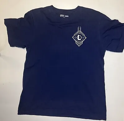 Buy Uniqlo League Of Legends Men's Blue T-Shirt Size Small Short Sleeve • 18.75£