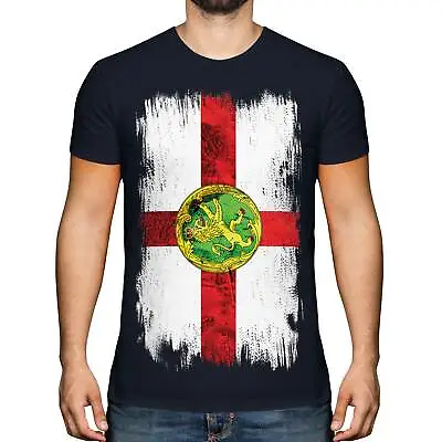 Buy Alderney Grunge Flag Mens T-shirt Tee Top Football Gift Shirt Clothing Jersey • 11.95£