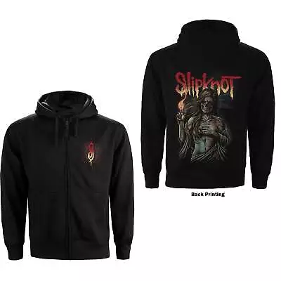 Buy Slipknot Unisex Zipped Hoodie: Burn Me Away (Back Print) OFFICIAL NEW  • 43.73£