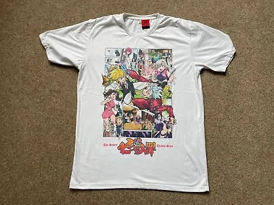 Buy The Seven Deadly Sins Anime T-Shirt White ~ Size XL • 9.50£