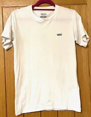 Buy Vans T-shirts (white- Worn Twice Or Navy- Never Worn) Excellent Condition • 4.99£