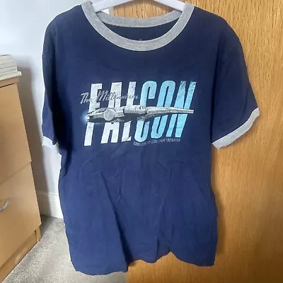 Buy Disney Parks Millennium Falcon Blue T-shirt Kids XL  • 10£