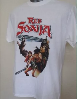 Buy Red Sonja T Shirt 80s Film Schwarzenegger Sorcery Fantasy Conan Beastmaster W053 • 13.45£