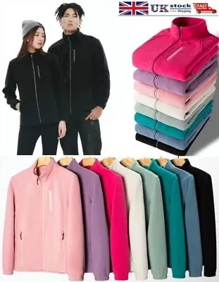 Buy Womens Ladies Fleece Jacket Full Zip Up Warm Classic Micro Fleece Anti Pill Tops • 8.99£