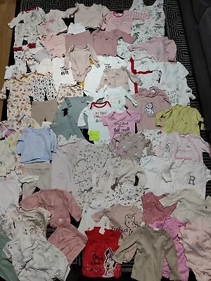 Buy #114💜 Huge Bundle Of Baby Girl Clothes 0-3-6months NEXT GEORGE DISNEY PRIMARK  • 9.99£