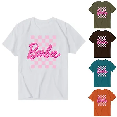 Buy Womens Ladies Pink Doll T Shirt Fashion Tee Logo Adult Shirt 💖🤩 • 11.05£