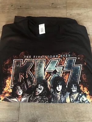 Buy KISS T-Shirt XL - END OF THE ROAD WORLD TOUR - Brand New Without Tag • 15£