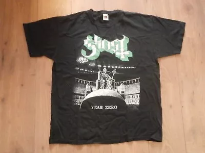 Buy Official Original Ghost Year Zero European Tour Shirt XL T-Shirt Band Metal • 25.74£